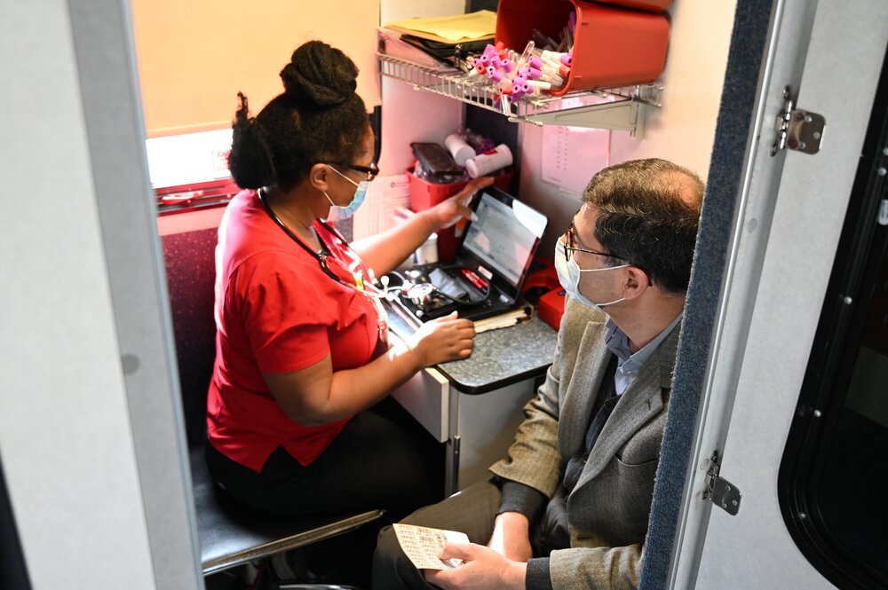 Bridging the Gap: Volunteer Services, Communications & Marketing and Protocol & Special Events worked with Shepeard Community Blood Center to organize key blood drives at a critical time.