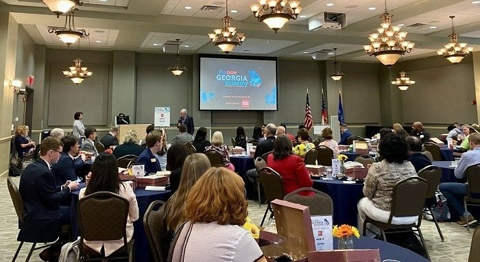 Augusta University hosted the New Georgia Economy Tour in partnership with the Georgia Chamber of Commerce. The May event was a collaboration of the Offices of External Relations, Government Relations and Protocol & Special Events.