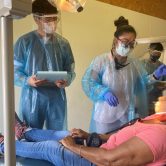 DCG screening patients at Barnyard Flea Market