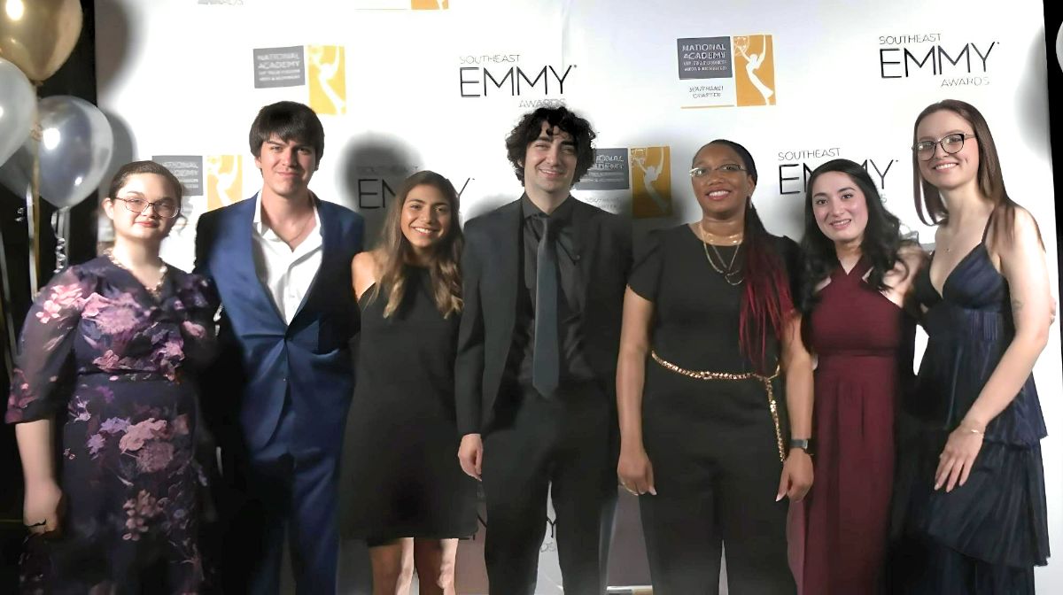 Communication Majors Win Student Production Emmy For Coverage Of Live