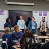 ROAR researchers presenting at local high school