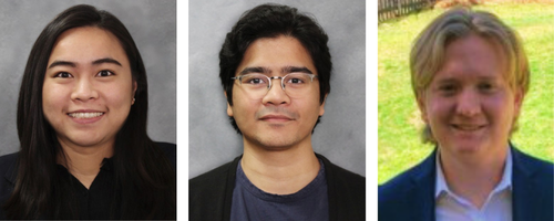 Photos L-R: Yi Hsuan “Patty” Chiang AU Online Technology Coordinator; Ahmet Demirata, AU Online Instructional Designer; Seth Dewyea, AU Online Technology Specialist