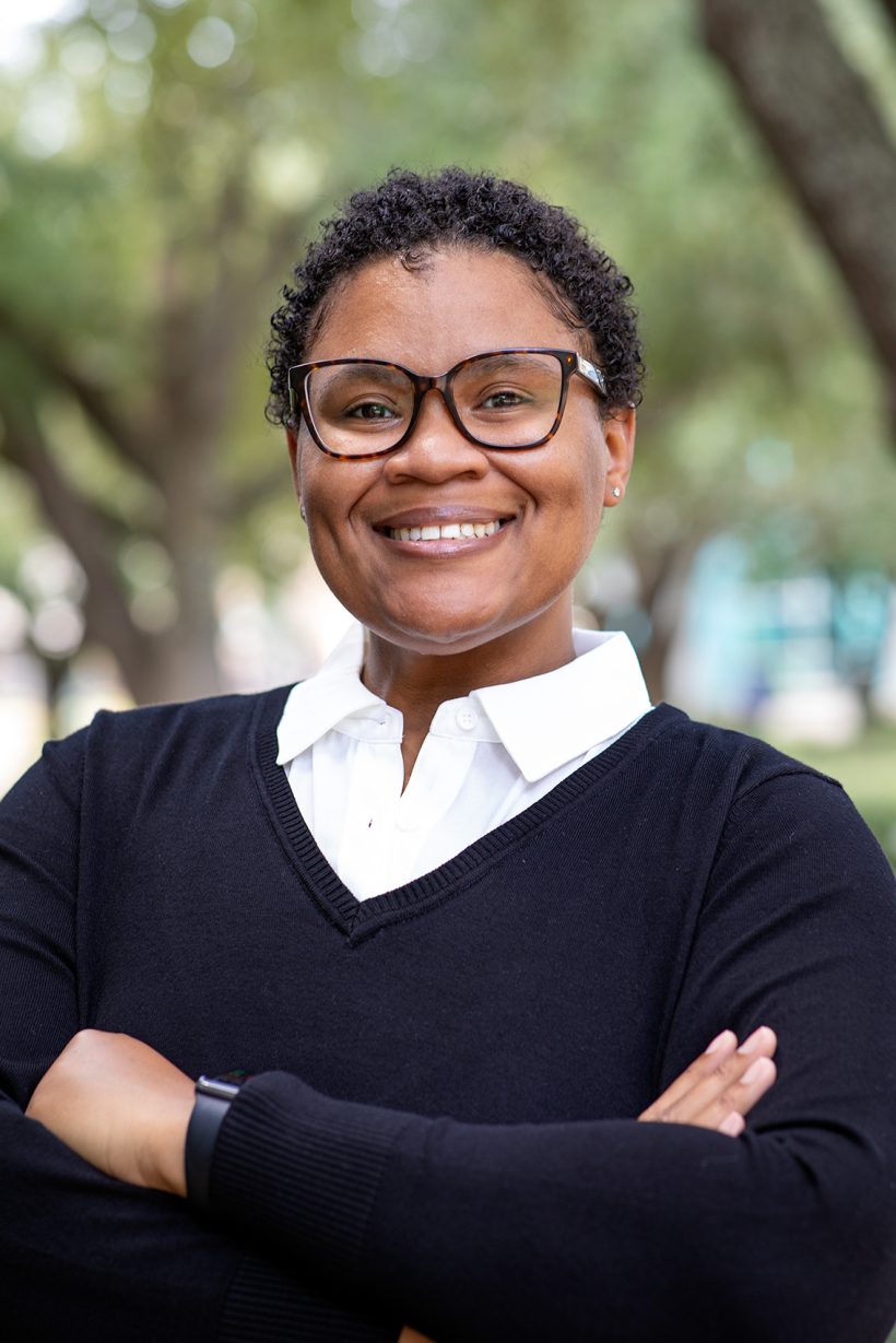 keionna boyd smiling with arms crossed