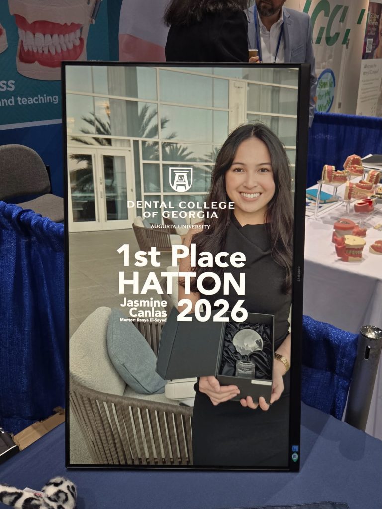 student presentation slide for award