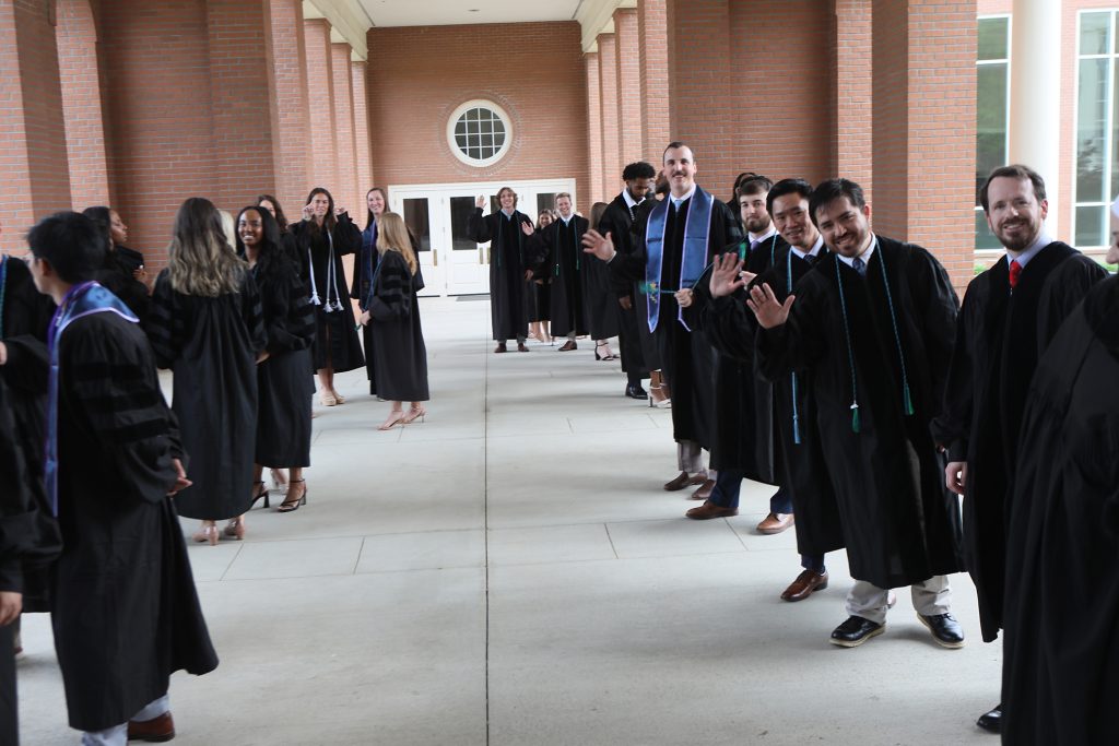 Scene from 2026 hooding ceremony at Dental College of Georgia