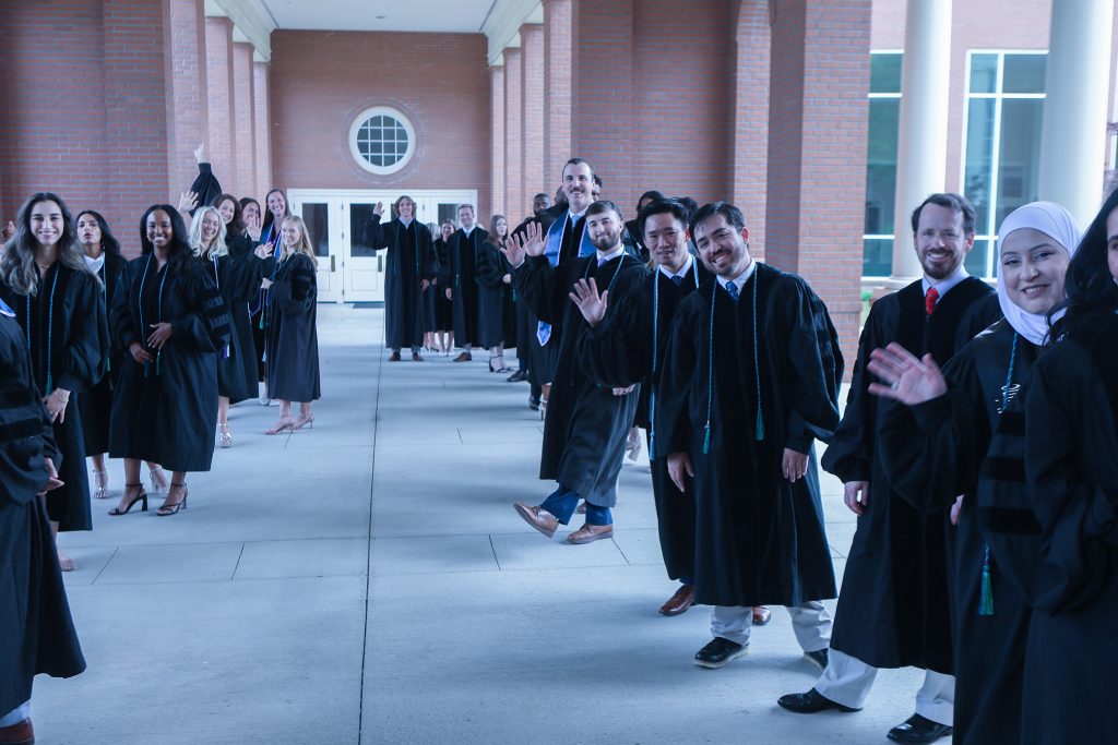 Scene from 2026 hooding ceremony at Dental College of Georgia