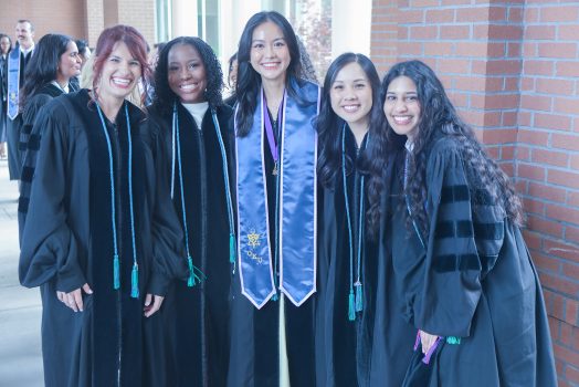 Scene from 2026 hooding ceremony at Dental College of Georgia