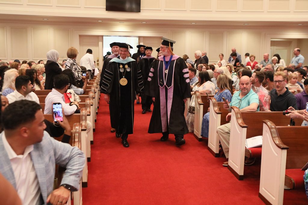 Scene from 2026 hooding ceremony at Dental College of Georgia
