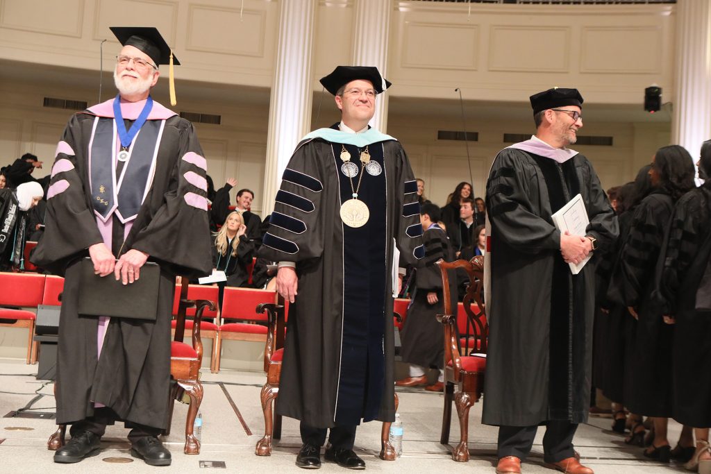Scene from 2026 hooding ceremony at Dental College of Georgia