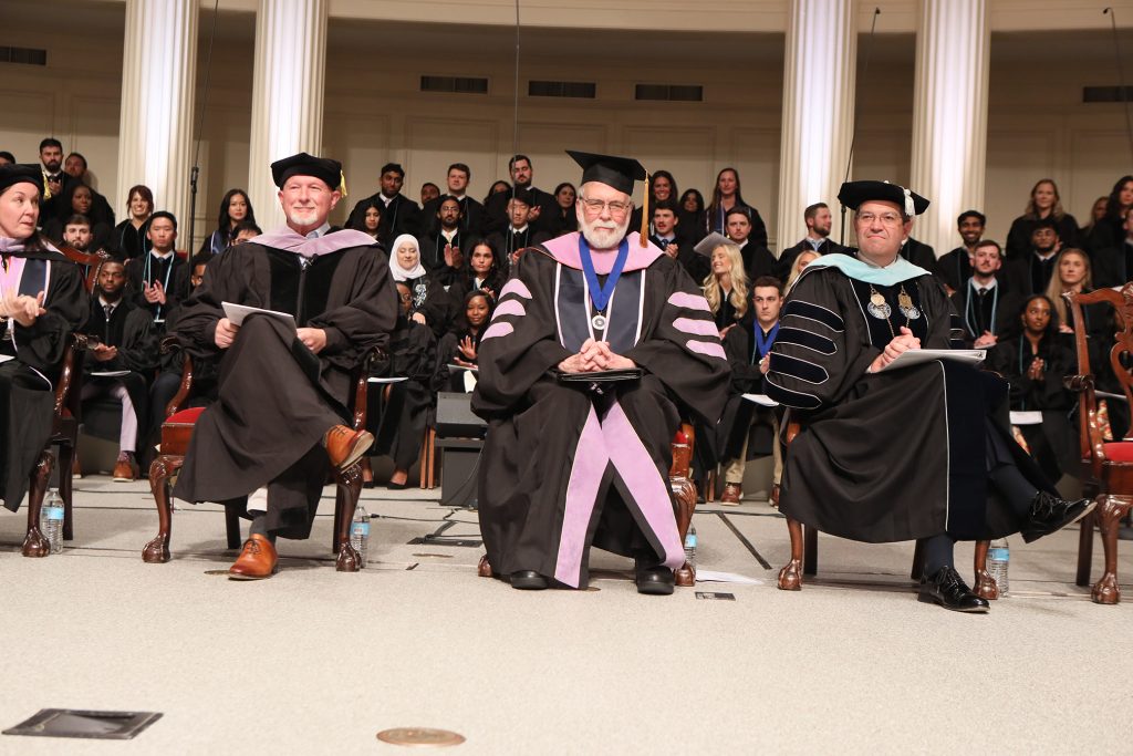 Scene from 2026 hooding ceremony at Dental College of Georgia