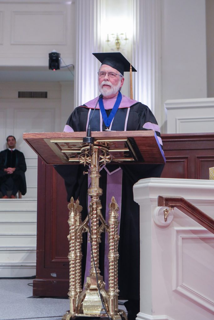Scene from 2026 hooding ceremony at Dental College of Georgia