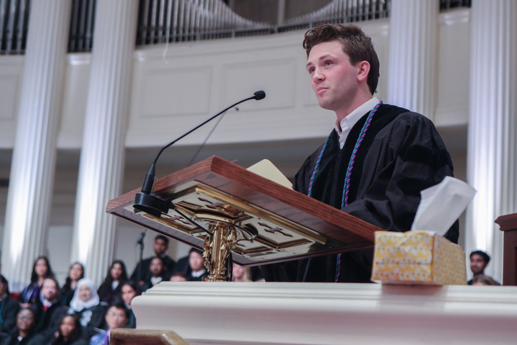 Scene from 2026 hooding ceremony at Dental College of Georgia