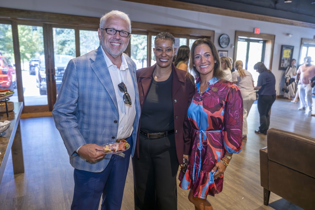 Attendees enjoy hors d'oeuvres and drinks while catching up with colleagues and celebrating scholarship winners.